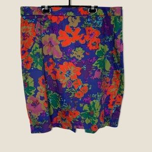 * J. Crew Pencil Skirt Floral Sz 14